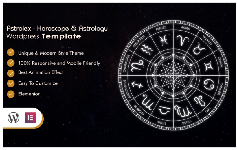 Unlock the cosmos with Astrolex – the ultimate Horoscope  Astrology WordPress theme! Designed by Webrock Media