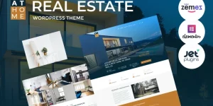 Interested in creating a real estate agency? In a need to set up a great website to promote your services online? We have a solution for you! With our state-of-the-art At Home template