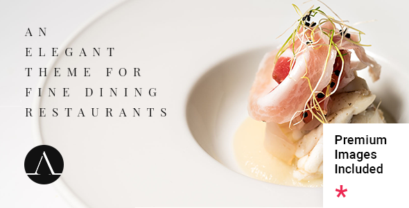 Attika - Elegant Theme for Fine Dining Restaurants If you're running a high-end dining establishment