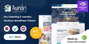 Aundri is a premium WordPress theme designed specifically for dry cleaning services. It offers a clean and modern design with a variety of features to help businesses in the dry cleaning industry showcase their services and attract customers. The theme is fully responsive and compatible with all devices