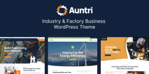 Auntri - Industry  Factory WordPress Theme Looking for a solid