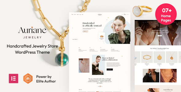 Auriane – Handcrafted Jewelry Store WordPress Theme Are you in search of a dazzling WordPress theme to showcase your handcrafted jewelry? Look no further because the Auriane – Handcrafted Jewelry Store WordPress Theme is here to help. Designed with elegance and functionality in mind