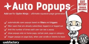 Unlock the power of targeted engagement with the Auto Popups add-on for OptIn Ninja 1.1.6! Utilize 12 filters and triggers to show popups only to selected visitors