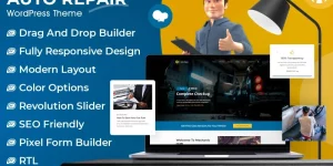 Auto Repair WordPress Theme is a fantastic