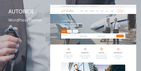 AutoRide Chauffeur Booking WordPress Theme Looking for a seamless way to manage your chauffeur services? The AutoRide Chauffeur Booking WordPress Theme is your go-to solution. This powerful theme