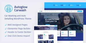 Introducing the AutoGlow Car Wash WordPress Theme Hey there