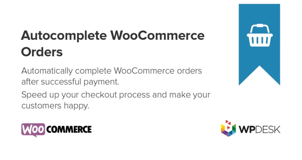 Autocomplete WooCommerce orders after successful payment. Choose between virtual