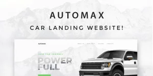 Meet this absolutely stunning and extremely engaging theme dedicated to luxury cars - Automax! This theme is performed in Landing page format