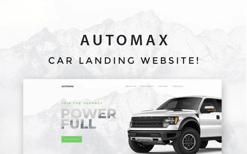 Meet this absolutely stunning and extremely engaging theme dedicated to luxury cars - Automax! This theme is performed in Landing page format