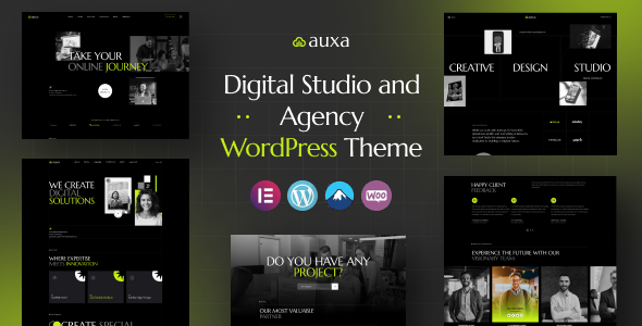 Are you looking to elevate your digital studio or agency's online presence? Meet the amazing Auxa Digital Studio and Agency WordPress Theme! Designed exclusively for creative agencies