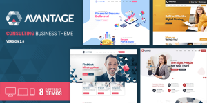 Avantage - Consulting WordPress Theme is your go-to solution for creating clean