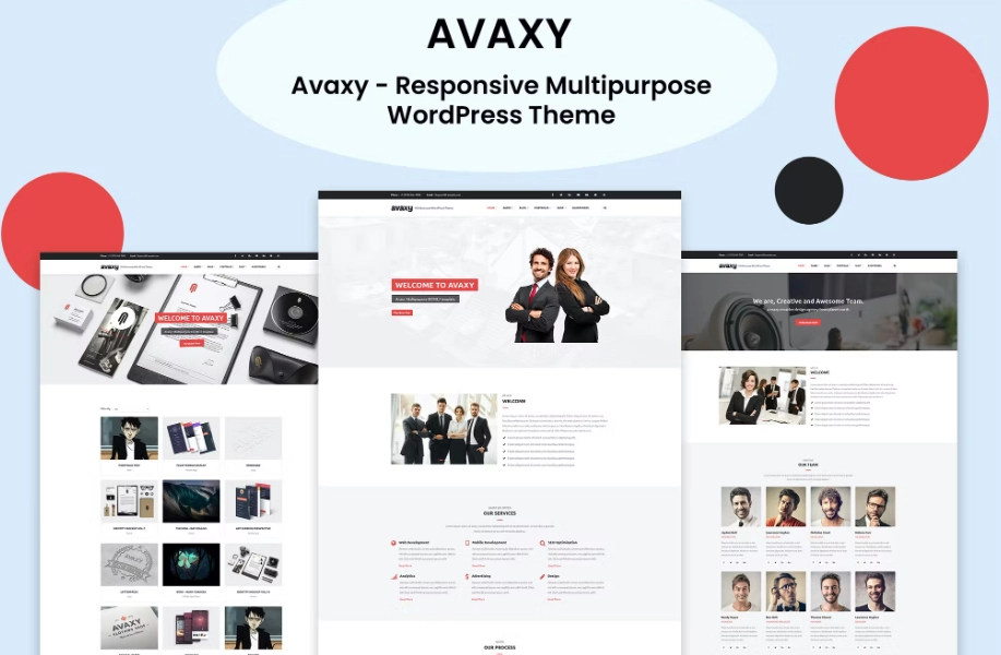 AVAXY is an WordPress theme which suitable for Multi-Purpose