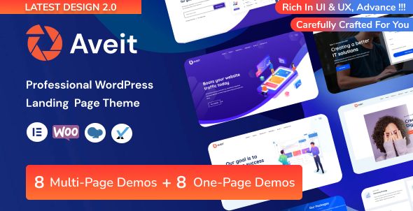 Welcome to the World of Aveit Landing Page WordPress Theme! If you're on the hunt for a high-converting landing page theme