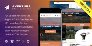 Discover Aventura – Travel  Tour Booking System WordPress Theme! If you're a travel enthusiast or a WordPress developer passionate about creating stunning travel and tour booking websites