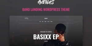 Create your professional image presenting yourself with Avenus theme. This theme fits perfectly for building a website dedicated music topic. You will be able to display information about your band or an artist in the most exciting way. It will be possible to announce upcoming events and concerts showcase discography…