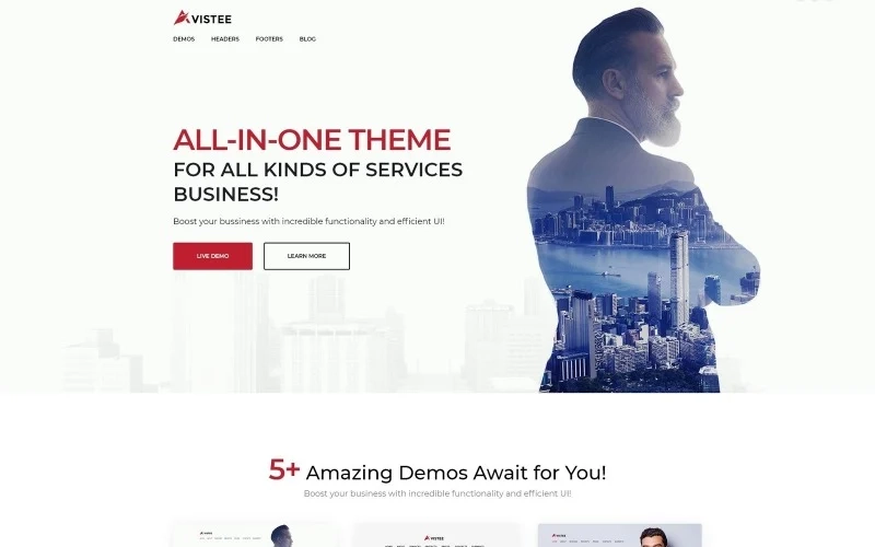 This Business Consulting WordPress Theme is the right choice for creating an efficient and noteworthy online business and consulting website. Your customers will always be able to access the website