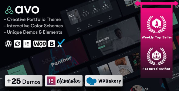 Avo – Creative Portfolio  Agency WordPress Theme Discover the stylish and powerful Avo – Creative Portfolio  Agency WordPress Theme. Avo is designed to impress with its sleek design and dynamic functionalities