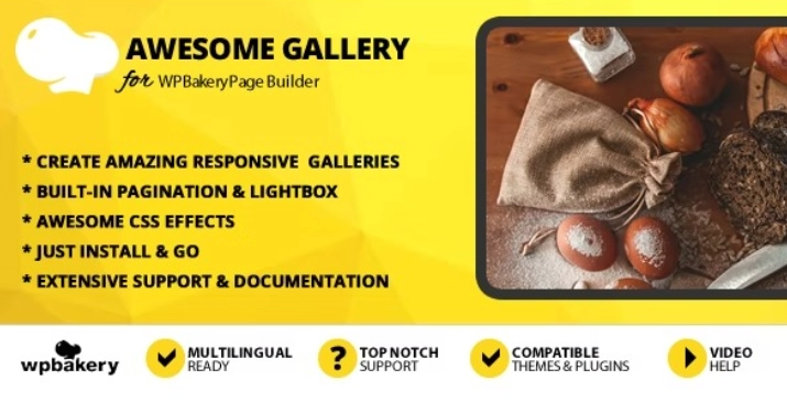 Elevate your WordPress visuals using Awesome Gallery Addon for WPBakery. Create stunning