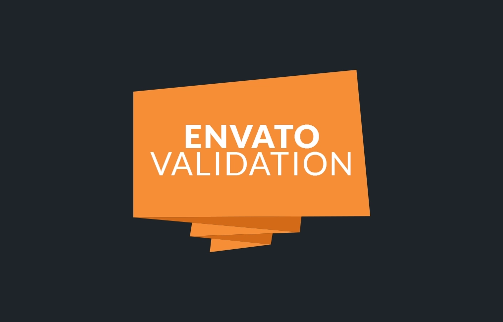 Selling products through Envato Market? We’ve got you covered. With the Envato Validation addon