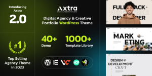 Boost your online presence with Axtra – Digital Agency  Creative Portfolio Theme. Fully customizable