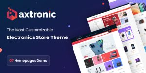 Boost your electronics store's online presence with Axtronic. This SEO-friendly theme offers easy customization