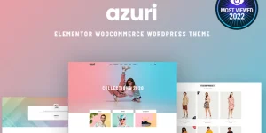 Discover Azuri – a highly customizable WooCommerce WordPress theme designed for stunning mobile and tablet displays. With Elementor's drag-and-drop interface