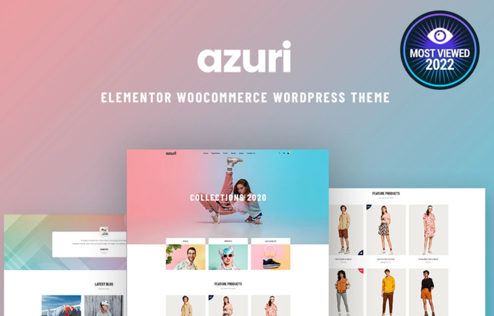 Discover Azuri – a highly customizable WooCommerce WordPress theme designed for stunning mobile and tablet displays. With Elementor's drag-and-drop interface