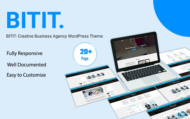 Bitit is a Multi-purpose Business Agency WordPress theme. It is suitable for all kinds of Agencies like Digital Agency