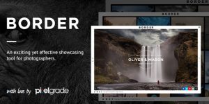 Border - A Delightful Photography WordPress Theme So