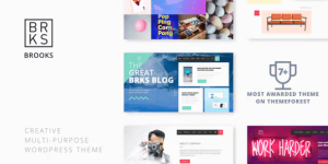 Brooks is a Perfect Multi-Purpose WordPress Theme for Digital Agencies