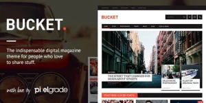 BUCKET is an indispensable Magazine Style WordPress Theme aimed at providing you with an easy-to-use tool to share your discoveries and showcase the latest findings. Whether you’re looking to share the latest cool things out there