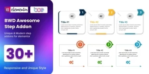 Effortlessly add stunning step designs to your site with BWD Attractive Step addon for Elementor. User-friendly