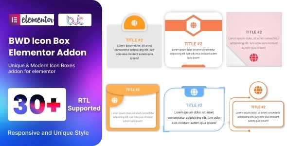 Effortlessly boost your site's visual appeal with BWD Icon Box for Elementor. Customize with ease