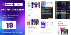 Create stunning post grids effortlessly with BWD Post Grid for Elementor. Seamlessly integrates with free WordPress themes and offers extensive customization!