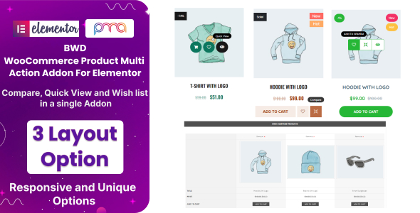 Boost your WooCommerce store's performance with BWD WooCommerce Product Multi Action Addon for Elementor. Simplify tasks