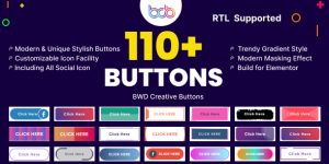 Add flair to your WordPress site with BWD Creative Buttons Elementor Addon. Get 50+ styles