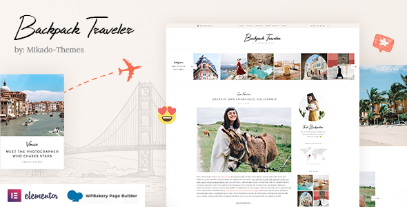 Looking for the perfect WordPress theme to captivate your readers and display your travel adventures? Meet the Backpack Traveler Modern Travel Blog theme