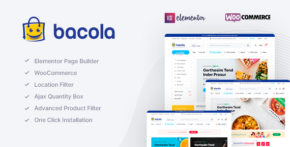 Bacola - Grocery Store and Food eCommerce Theme Meet Bacola