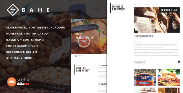 Ready to give your portfolio a major upgrade? Check out the Bahe Responsive One Page Portfolio Theme! This stunning WordPress theme packs a punch with its impeccable design and responsive layout