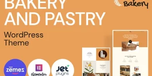 We present you with a creative bakery and pastry WordPress theme. Having a modern site is extremely important today for any type of business. This template is great not only for the bakery