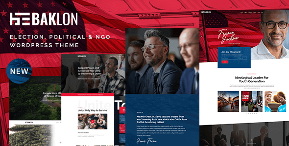 Hey WordPress enthusiasts! Are you on the hunt for the perfect theme to power up a political campaign or an election site? Look no further! The Baklon - Election  Political WordPress Theme has got you covered. This versatile theme