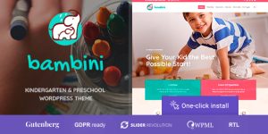 Bambini - Kindergarten  Preschool Theme is a beautifully designed WordPress theme aimed at kindergartens