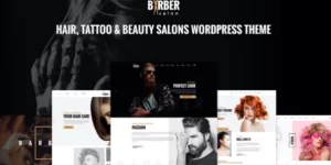 Barber WordPress Theme is designed carefully with perfect pixel and trendy style. It is created for barber