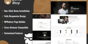 This well-developed and brilliantly designed Barber Shop WordPress theme is perfect for a wide variety of businesses and service providers such as hairdressers