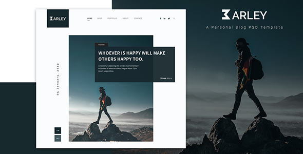 Transform your blog with Barley Creative Personal WordPress Theme from ThemeForest. Sleek