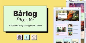 Introducing Barlog: A Modern Blog  Magazine Theme Searching for a stylish yet powerful WordPress theme for your blog or online magazine? Look no further! Barlog: A Modern Blog  Magazine Theme is here to level up your website's aesthetics and functionality. With its sleek design and robust features