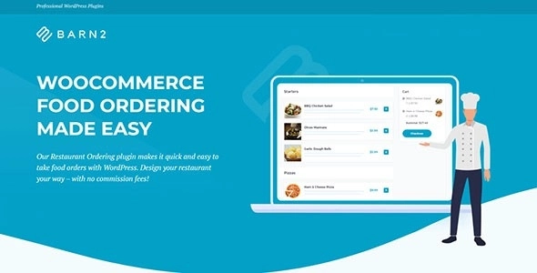 Transform your restaurant's online ordering with Barn2 Media's WooCommerce Restaurant Ordering plugin! Enjoy fast one-page ordering