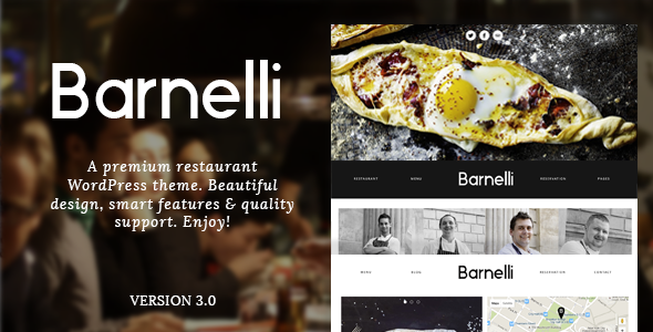 The Barnelli Restaurant Responsive WordPress theme is a versatile and user-friendly theme designed for restaurants