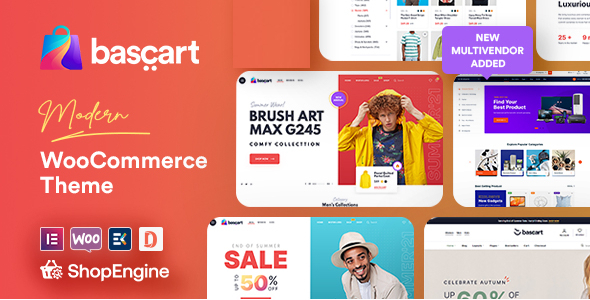 Introducing Bascart: Modern WooCommerce WordPress Theme Looking for the ultimate solution to elevate your online store? Look no further than the Bascart: Modern WooCommerce WordPress Theme. This trendy and feature-packed theme is all you need to create a stunning