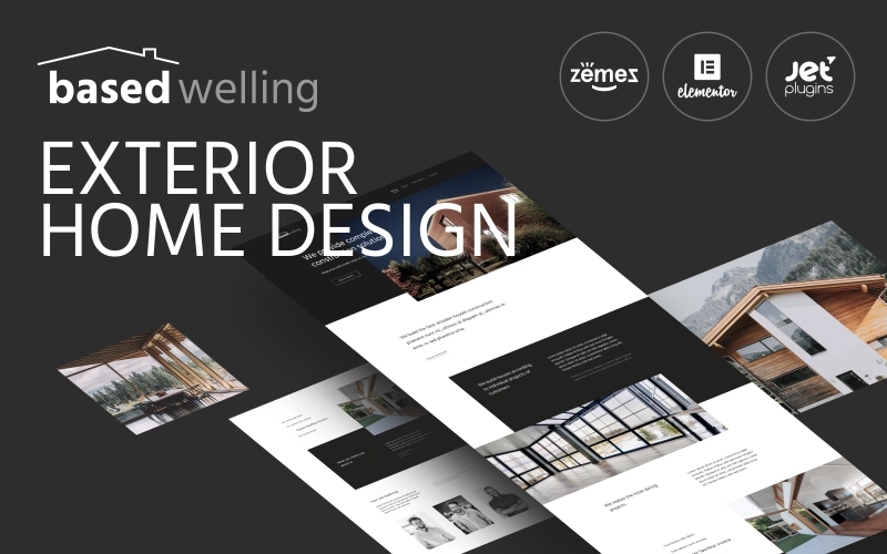 The best way to show all the goodies of your design company is our exterior home design website template. If you want to keep up with the modern trends you are also welcome. This template includes large size photos that catch visitors’ eyes. We think that it is very good…